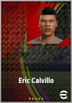 Eric Calvillo eFootball 2026 player card, 69 OVR CMF
