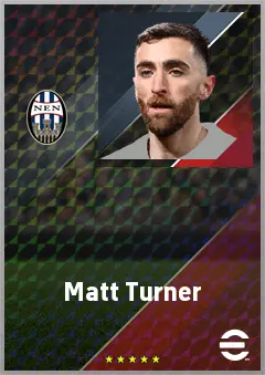 Matt Turner eFootball 2026 player card, 74 OVR GK