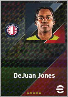 DeJuan Jones eFootball 2026 player card, 73 OVR LB