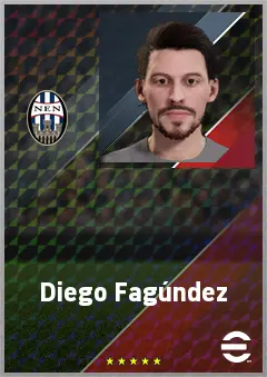 Diego Fagúndez eFootball 2026 player card, 73 OVR AMF