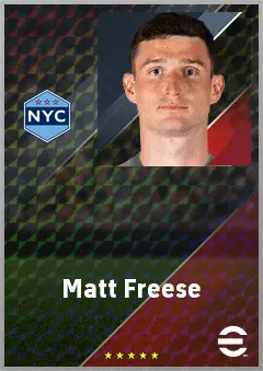 Matt Freese eFootball 2026 player card, 74 OVR GK