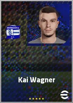 Kai Wagner eFootball 2026 player card, 73 OVR LB