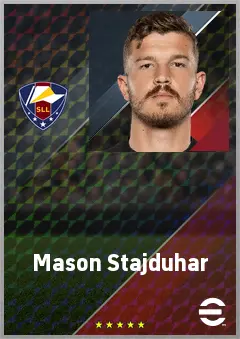 Mason Stajduhar eFootball 2026 player card, 69 OVR GK