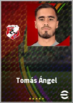 Tomás Ángel eFootball 2026 player card, 68 OVR CF