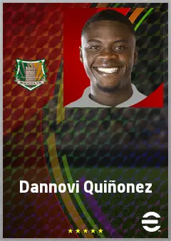 Dannovi Quiñonez eFootball 2026 player card, 69 OVR DMF