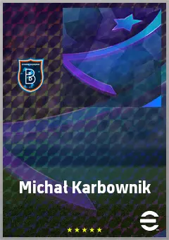 Michał Karbownik eFootball 2026 player card, 72 OVR LB