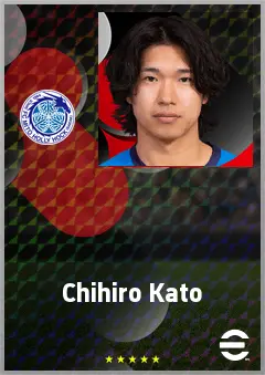 Kato Chihiro eFootball 2026 player card, 64 OVR AMF