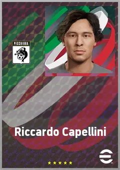 Riccardo Capellini eFootball 2026 player card, 70 OVR CB
