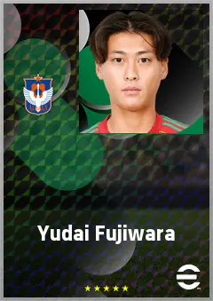 Fujiwara Yudai eFootball 2026 player card, 67 OVR CB