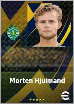 Morten Hjulmand eFootball 2026 player card, 78 OVR DMF