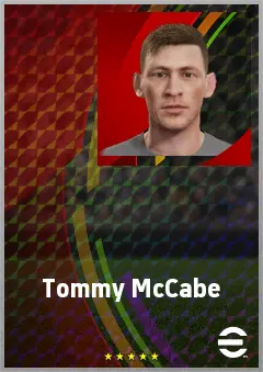 Tommy McCabe eFootball 2026 player card, 68 OVR DMF