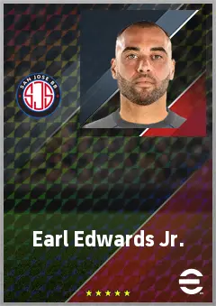 Earl Edwards Jr. eFootball 2026 player card, 69 OVR GK