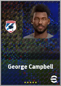 George Campbell eFootball 2026 player card, 71 OVR CB