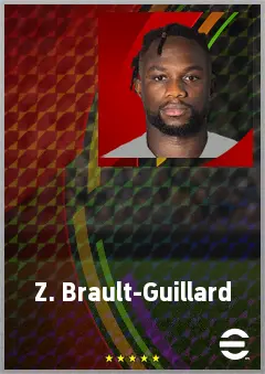 Z. Brault-Guillard eFootball 2026 player card, 68 OVR RB