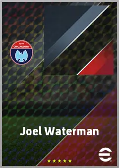 Joel Waterman eFootball 2026 player card, 73 OVR CB