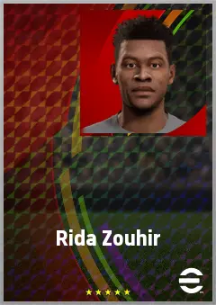 Rida Zouhir eFootball 2026 player card, 67 OVR CMF