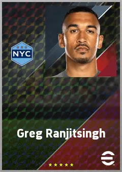 Greg Ranjitsingh eFootball 2026 player card, 68 OVR GK