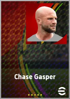 Chase Gasper eFootball 2026 player card, 70 OVR LB