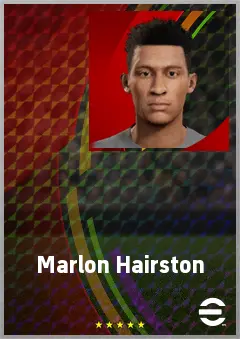 Marlon Hairston eFootball 2026 player card, 69 OVR CMF