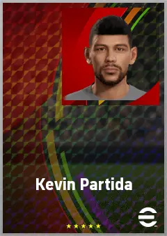 Kevin Partida eFootball 2026 player card, 69 OVR DMF