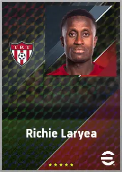 Richie Laryea eFootball 2026 player card, 73 OVR RB