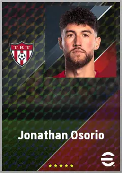 Jonathan Osorio eFootball 2026 player card, 73 OVR CMF