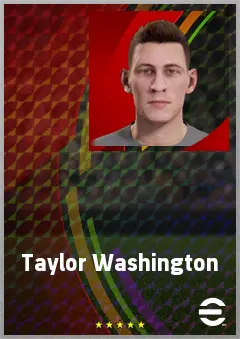 Taylor Washington eFootball 2026 player card, 70 OVR LB