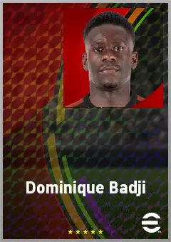 Dominique Badji eFootball 2026 player card, 70 OVR CF