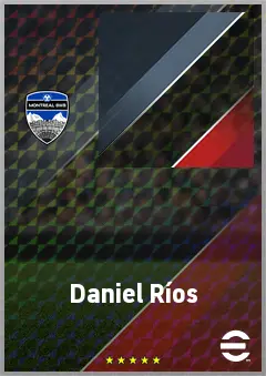 Daniel Ríos eFootball 2026 player card, 70 OVR CF