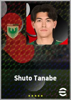 Tanabe Shuto eFootball 2026 player card, 66 OVR CB