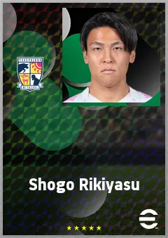 Rikiyasu Shogo eFootball 2026 player card, 65 OVR DMF