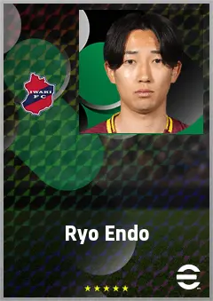 Endo Ryo eFootball 2026 player card, 68 OVR CB