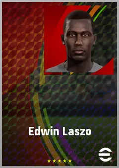 Edwin Laszo eFootball 2026 player card, 70 OVR DMF