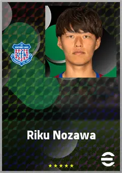 Nozawa Riku eFootball 2026 player card, 65 OVR CB