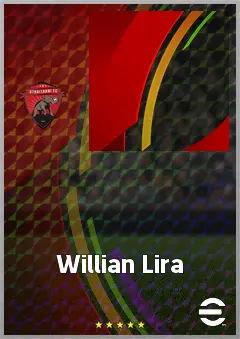Willian Lira eFootball 2026 player card, 71 OVR CF
