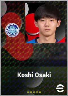 Osaki Koshi eFootball 2026 player card, 68 OVR LB