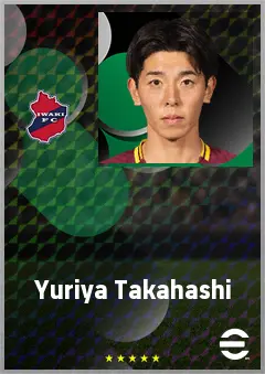 Takahashi Yuriya eFootball 2026 player card, 66 OVR CB