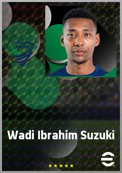 Suzuki Wadi Ibrahim eFootball 2026 player card, 64 OVR CF