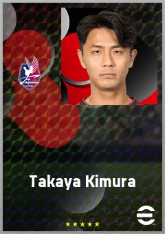 Kimura Takaya eFootball 2026 player card, 67 OVR AMF