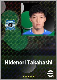 Takahashi Hidenori eFootball 2026 player card, 66 OVR RB