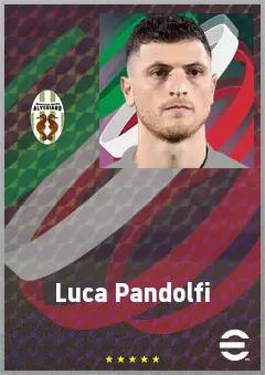 Luca Pandolfi eFootball 2026 player card, 70 OVR CF