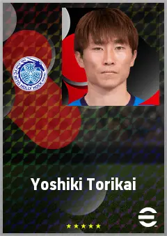 Torikai Yoshiki eFootball 2026 player card, 69 OVR SS