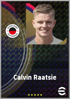 Calvin Raatsie eFootball 2026 player card, 70 OVR GK