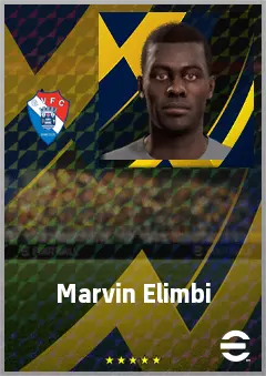 Marvin Elimbi eFootball 2026 player card, 70 OVR CB