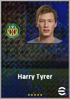 Harry Tyrer eFootball 2026 player card, 67 OVR GK