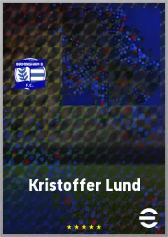 Kristoffer Lund eFootball 2026 player card, 71 OVR LB