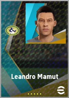 Leandro Mamut eFootball 2026 player card, 71 OVR CMF