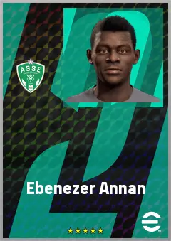 Ebenezer Annan eFootball 2026 player card, 66 OVR LB