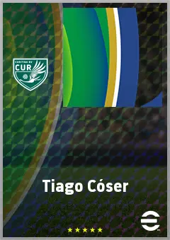 Tiago Cóser eFootball 2026 player card, 67 OVR CB