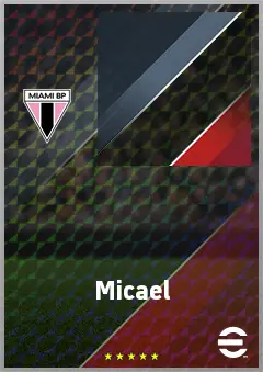 Micael eFootball 2026 player card, 74 OVR CB